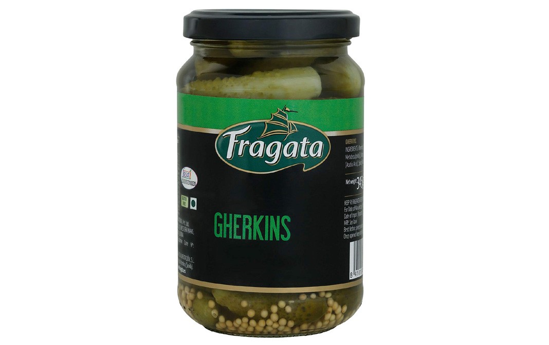 Fragata Gherkins Glass Jar 345 grams Reviews Nutrition